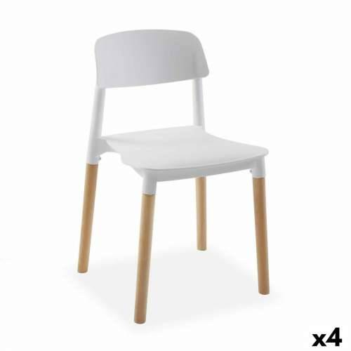 Naslonjač Versa Bijela 45 x 76 x 42 cm (4 kom.) Cijena