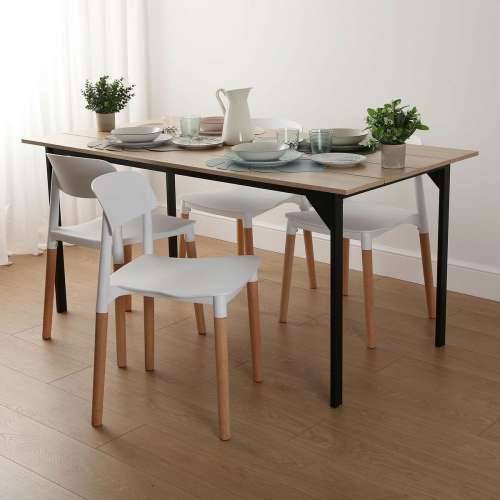 Naslonjač Versa Bijela 45 x 76 x 42 cm (4 kom.) Cijena