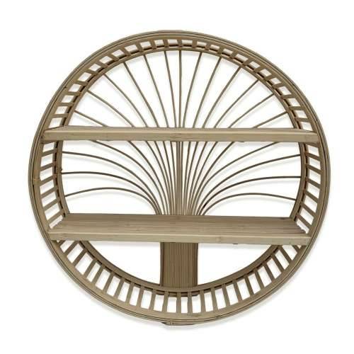 Polica Versa Bambus 13 x 50 x 50 cm Okruglo Cijena