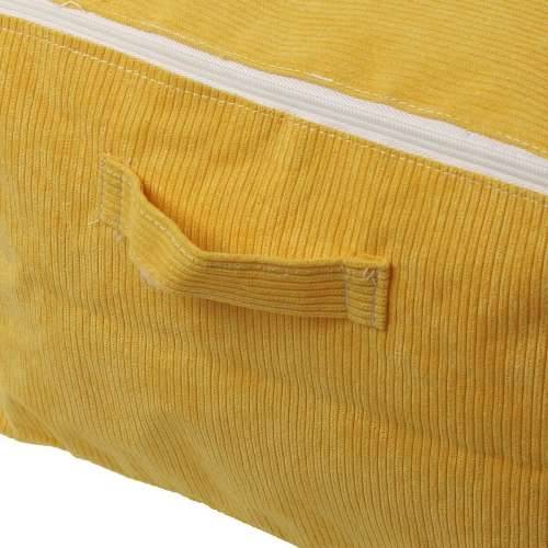 Kutija za Pohranu Versa Corduroy 40 x 25 x 50 cm Rumena Cijena