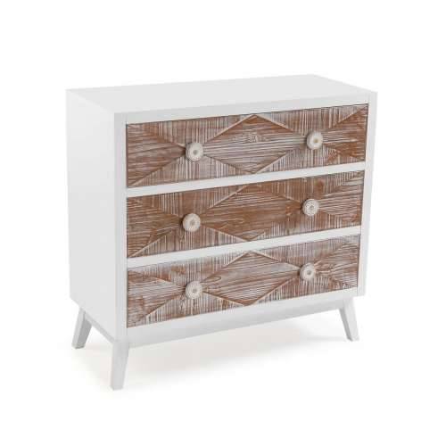 Komoda Versa Sira borovina Drvo MDF 34 x 76 x 80 cm Cijena