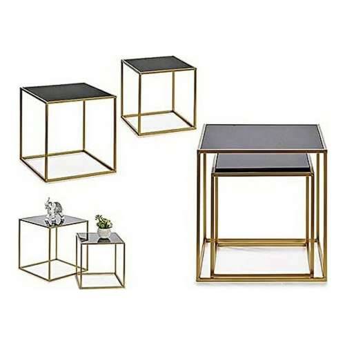 Set od dvije stolice Crna zlatan 50 x 50 x 50 cm Cijena