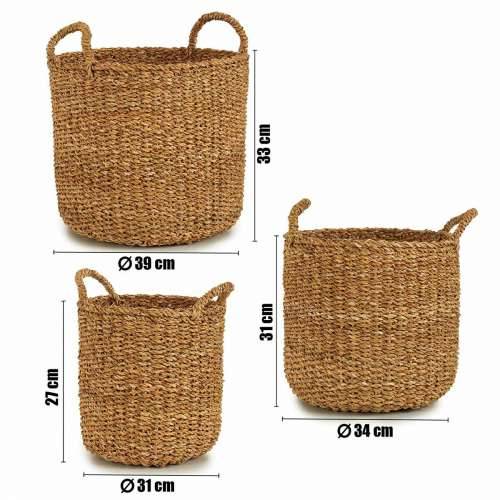 Set Košara Gift Decor BDH-12 Smeđa Morske alge Cijena