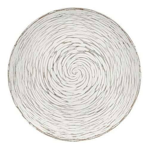Pomoćni stolić Spirale 40 x 39 x 40 cm Drvo Smeđa Bijela Cijena