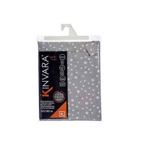 Stolnjak Kinvara BABEL GRIS 42 Bijela Siva Jacquard Cijena
