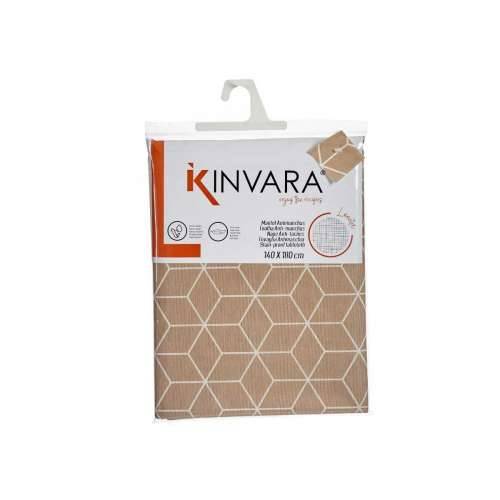 Stolnjak Kinvara CUBIC-26195-3 Bijela Bež Tanko platno Cijena
