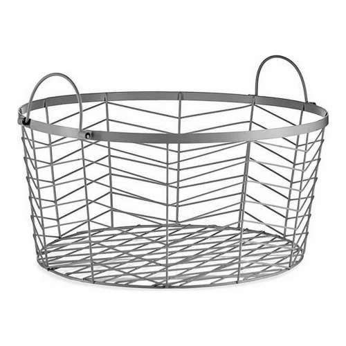 Set Košara Srebrna Metal 40 x 18 x 40 cm (3 pcs) Cijena