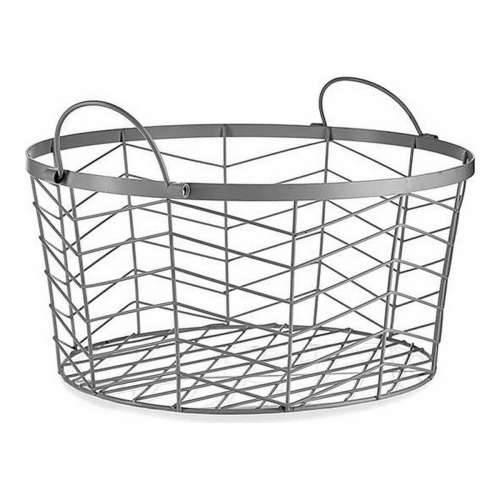 Set Košara Srebrna Metal 40 x 18 x 40 cm (3 pcs) Cijena