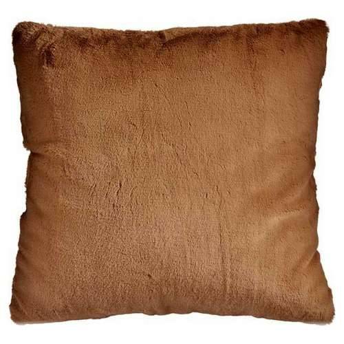 Jastuk S kosom Smeđa Sintetička Koža (60 x 2 x 60 cm) Cijena