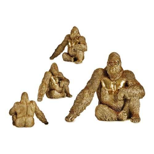 Ukrasna figura Gorila zlatan Smola (36 x 50 x 62 cm) Cijena