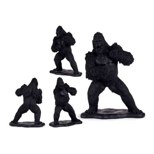 Ukrasna figura Gorila Crna Smola (25,5 x 56,5 x 43,5 cm) Cijena