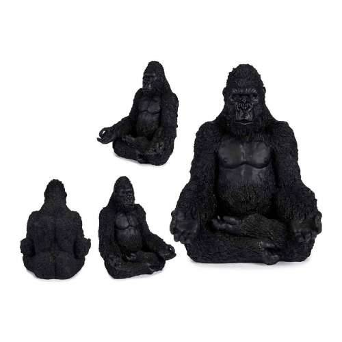 Ukrasna figura Gorila Crna 19 x 26,5 x 22 cm Cijena