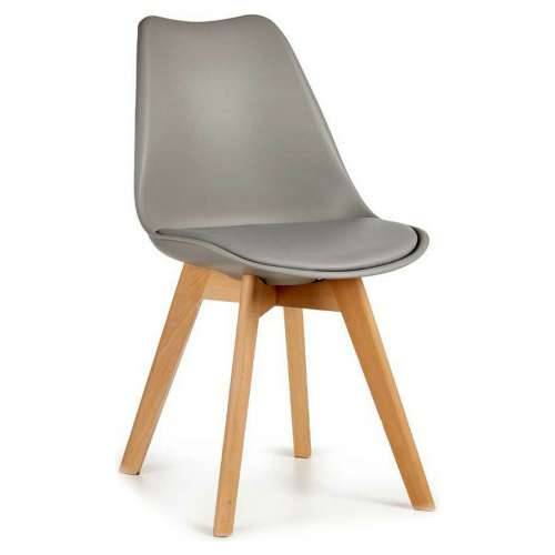 Blagavaonska stolica Siva Svijetlo smeđi Drvo Plastika (48 x 43 x 82 cm) Cijena