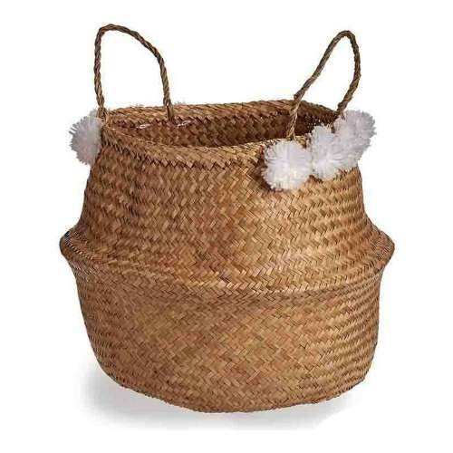 Košara Gift Decor SG0100117301ME Bijela Smeđa Prirodno Trske 8 L Rese Cijena