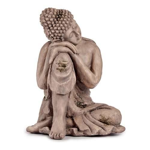 Ukrasna figura za vrt Ibergarden CC20445 Siva Polirezin 34,5 x 54,5 x 31 cm Buda Cijena