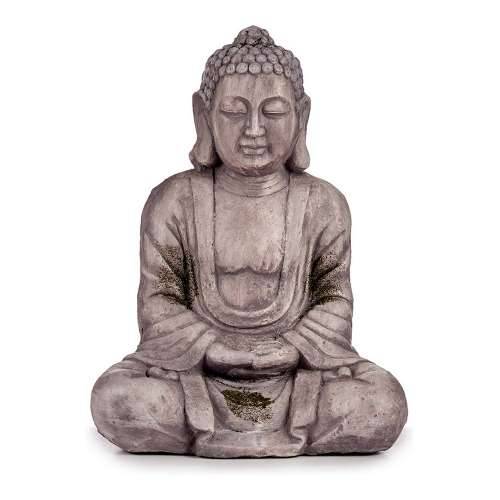 Ukrasna figura za vrt Ibergarden CC20411 Siva Polirezin 25 x 57 x 42,5 cm Buda Cijena