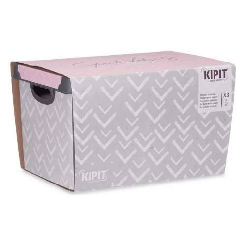 Set Složivih Kutija za Pospremanje Kipit Vibes Plastika 29 x 23,5 x 39 cm Cijena