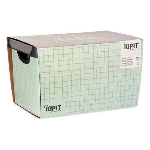 Set Složivih Kutija za Pospremanje Kipit Home Plastika 29 x 23,5 x 39 cm Cijena
