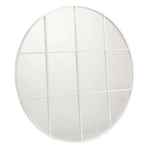 Zidno ogledalo Okruglo Metal Bijela (100 x 2,5 x 100 cm) Cijena