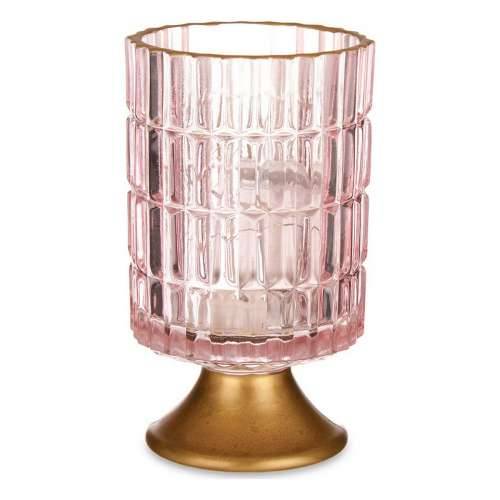LED lampáš Crte Roza zlatan Staklo (10,7 x 18 x 10,7 cm) Cijena