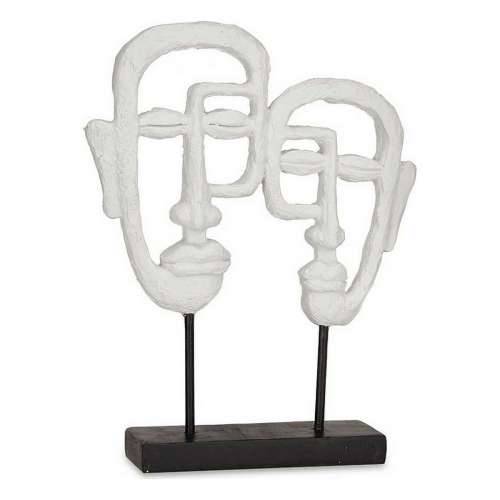 Ukrasna figura Lice Bijela Polirezin (27 x 32,5 x 10,5 cm) Cijena