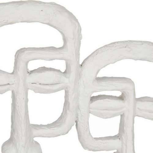 Ukrasna figura Lice Bijela Polirezin (27 x 32,5 x 10,5 cm) Cijena