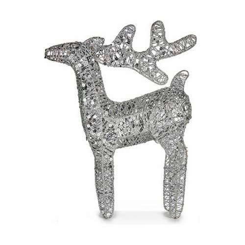 Božićni sobovi Srebrna Metal 30 x 43,5 x 10 cm Cijena