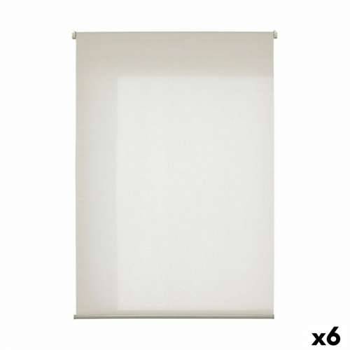 Rolete na namatanje 120 x 180 cm Poliester Krema Plastika (6 kom.) Cijena