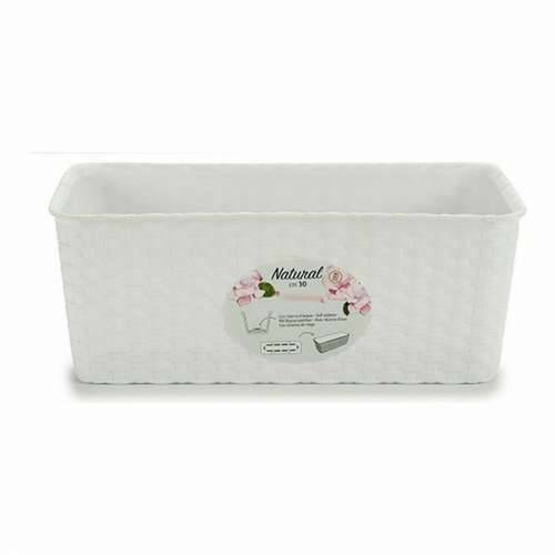 Žardinijera Stefanplast Bijela Plastika 13 x 11 x 28,5 cm (12 kom.) Cijena
