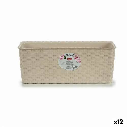 Žardinijera Stefanplast 15,5 x 13,5 x 38,5 cm Bež Plastika (12 kom.) Cijena