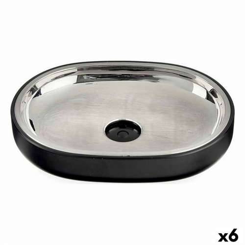 Porte-savon Berilo BP15-004-1 Crna Nehrđajući Čelik Plastika 9,5 x 2,5 x 13 cm (6 kom.) Cijena