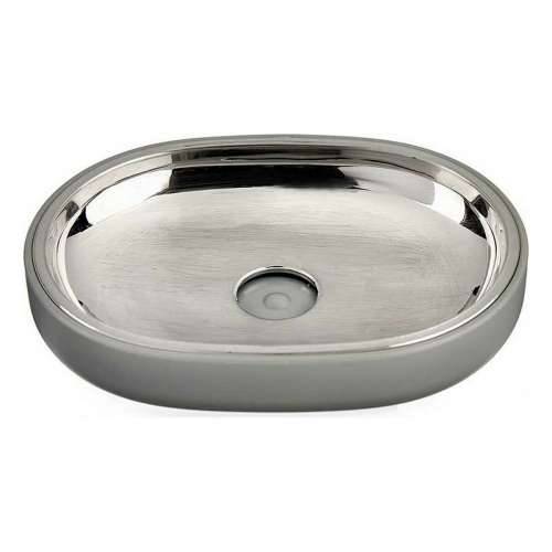 Porte-savon Berilo BP15-004-3 Siva Srebrna Nehrđajući Čelik Plastika 9,5 x 2,5 x 13 cm (6 kom.) Cijena