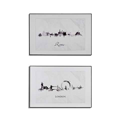 Slika Grad Crna Bijela iverica (81,5 x 3 x 121 cm) (3 kom.) Cijena