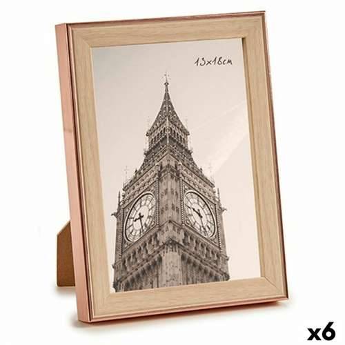 Okvir za sliku Smeđa Bakar Plastika Staklo (15,6 x 2 x 20,7 cm) (6 kom.) Cijena