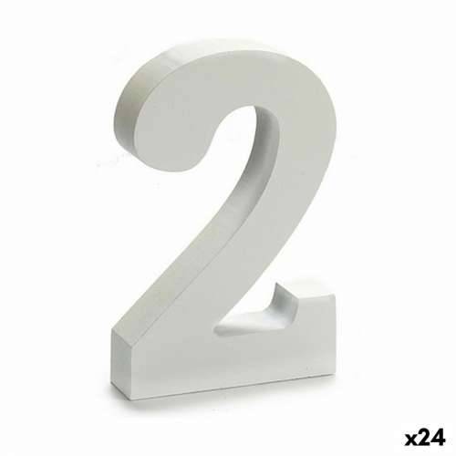 Brojevi Pincello 2 Bijela 2 x 16 x 14,5 cm (24 kom.) Cijena