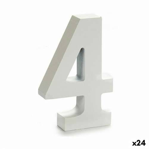 Brojevi Pincello 4 Bijela 2 x 16 x 14,5 cm (24 kom.) Cijena