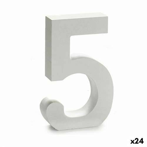 Brojevi Pincello 5 Bijela 2 x 16 x 14,5 cm (24 kom.) Cijena