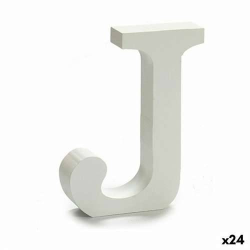 Slovo Pincello J Bijela Drvo 2 x 11 cm (24 kom.) Cijena