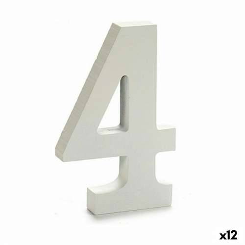 Brojevi Pincello 4 Bijela 1,8 x 21 x 17 cm (12 kom.) Cijena