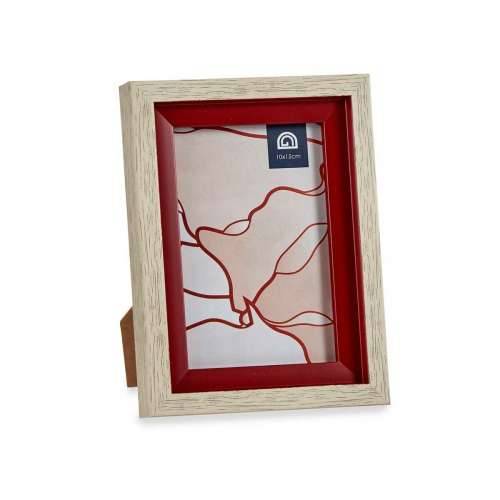 Okvir za sliku Kristal Crvena Drvo Smeđa Plastika (13,5 x 18,8 x 2 cm) (6 kom.) Cijena