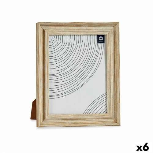 Okvir za sliku Kristal zlatan Drvo Smeđa Plastika (26 x 2 x 31 cm) (6 kom.) Cijena