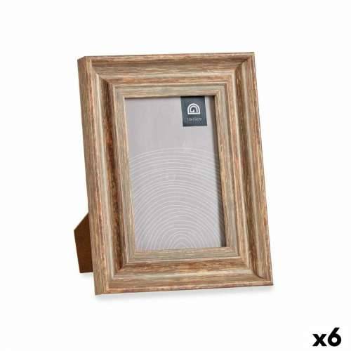 Okvir za sliku Kristal Drvo Smeđa Bronza Plastika (16,5 x 2 x 21 cm) (6 kom.) Cijena