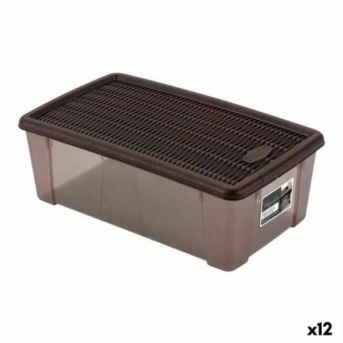 Kutija s Poklopcem Stefanplast 19,5 x 11,5 x 33 cm Plastika Čokolada 5 L (12 kom.) Cijena
