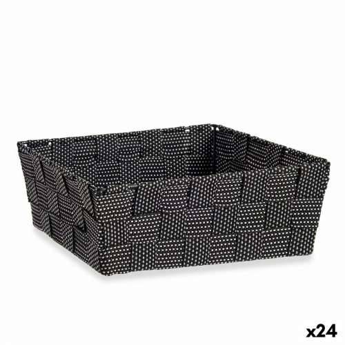 Višenamjenska Košara Kipit A3-6930A9 Crna Tkanina 2,4 L 20 x 8 x 24 cm pletena (24 kom.) Cijena