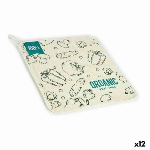 Kuhinjska Krpa Kinvara 1220 Bijela Zelena 50 x 0,3 x 50 cm (12 kom.) Cijena