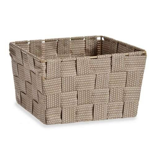 Višenamjenska Košara Kipit A3-6878 Smeđa Tkanina 15 x 11 x 20 cm pletena (24 kom.) Cijena