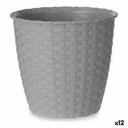 Posuda Stefanplast Siva Plastika 14 x 13 x 14 cm (12 kom.) Cijena