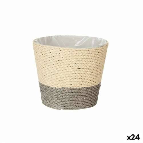 Tegla za biljke Ibergarden 86439 Siva Prirodno Uže Plastika 15 x 15 x 14 cm (24 kom.) Cijena