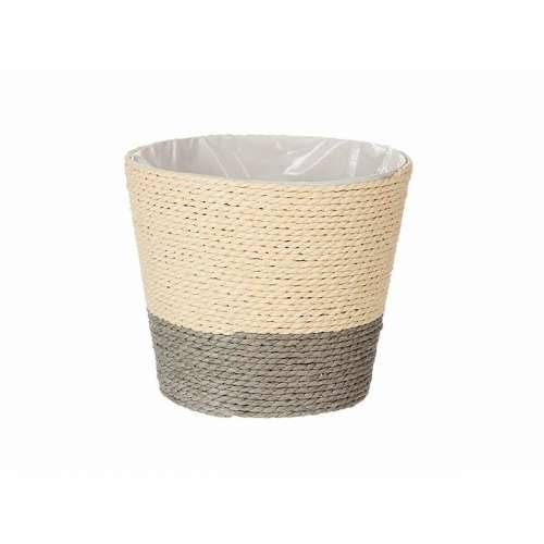 Tegla za biljke Ibergarden 86439 Siva Prirodno Uže Plastika 15 x 15 x 14 cm (24 kom.) Cijena
