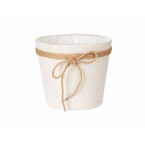 Tegla za biljke 18 x 16 cm Bijela Uže Plastika (24 kom.) Cijena